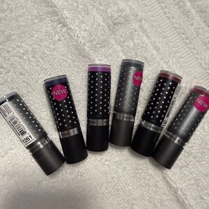 Hard Candy Lipstick Collection - Bold Purple, Classic Red, Soft Pink
